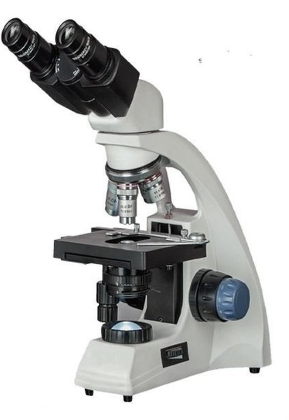 Binocular research microscope