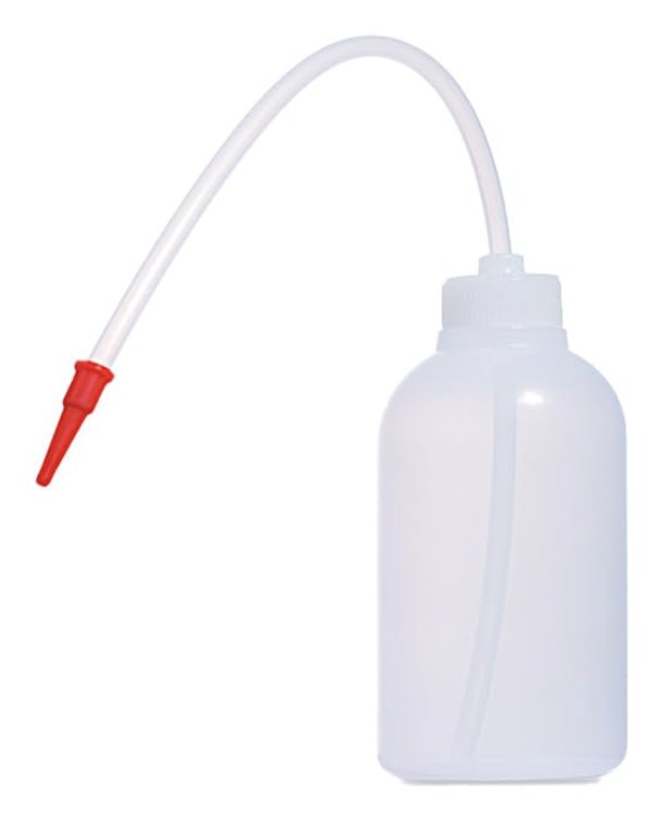 Plastic laboratory wash bottle